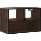 Maison Chic TV omarica - TV stojalo - Televizijska omarica rjavi hrast 60x31x39,5 cm inženirski les in kovina, (21700206) Cene
