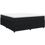 Maison Chic Box spring postelja - Vzmetna postelja z vzmetnico črna 180x200 cm žamet SL11033, (21882337) | Shoptok.si
