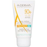 A-derma Protect AC fluid za matiranje SPF 50+ 40 ml Cene