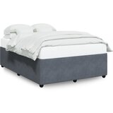 vidaXL Posteljni okvir temno siv 160x200 cm žamet Cene