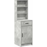  Highboard Betonski sivi 40 x 40,5 x 135 cm Konstruirano drvo | shoptok.hr