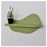 Hanah home Meh224 light green decorative wooden wall shelf | ePonuda.com