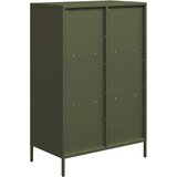 vidaXL Visoka komoda maslinastozeleni 68x39x103,5 cm od čelika | shoptok.hr