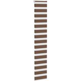 Zebra zavjesa smeđa 40x200 cm širina tkanine 35,9 cm poliester | Shoptok.si
