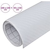 vidaXL Folije za automobil 2 kom 3D bijele 100 x 150 cm | shoptok.hr