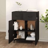  Komoda crna 69 5 x 34 x 90 cm od konstruiranog drva | shoptok.hr