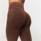 GymBeam Women‘s Fierce Seamless Leggings Brown XL | Eponuda.ba