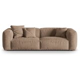 Micadoni Svjetlo smeđa sofa od bouclé tkanine 240 cm Martina – Home | shoptok.hr