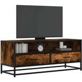 TV ormarić boja dimljenog hrasta 100x34 5x40 cm konstruirano | shoptok.hr