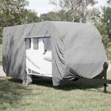 Navlaka za karavan siva 610x250x220 cm netkana tkanina