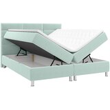 CARRYHOME POSTELJA Z VZMETNICO 160 cm x 200 cm , tekstil turkizna | Shoptok.si