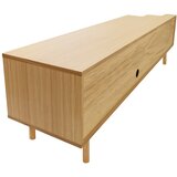 Woodman TV komoda u dekoru hrasta u prirodnoj boji 189x50x44 cm Shift – | shoptok.hr