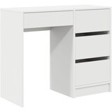 vidaXL bela pisalna miza Bela MDF Srednja Shranjevanje | Shoptok.si