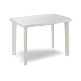 AGM Baštenski sto plastični 101 x 68 x 72cm faretto beli