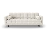 Cosmopolitan Design Kremno bela raztegljiva sedežna garnitura s prostorom za shranjevanjeiz tkanine bouclé 222 cm Bali – | Shoptok.si