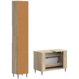  Set kupaonskih ormara od 2 dijela ZWOLLE Hrast sonoma | shoptok.hr