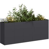  Sadilica crna 200x40x80 cm od hladno valjanog čelika | shoptok.hr