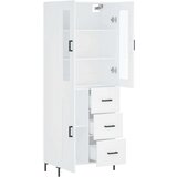  Visoka komoda bijela 69 5x34x180 cm konstruirano drvo | shoptok.hr