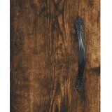 Komoda boja dimljenog hrasta 69,5x34x90 cm konstruirano drvo | shoptok.hr