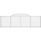  Lučne gabionske košare 5 kom 300x30x80/100 cm pocinčano željezo | shoptok.hr