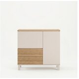 Hanah home Multifunkcionalna komoda, krem Slike