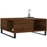  Stolić za kavu smeđi hrast 80x80x36 5 cm konstruirano drvo | shoptok.hr