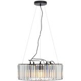 Premier Housewares Viseča svetilka s steklenim senčilom ø 50 cm Akiko – Cene