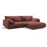 Micadoni Rožnata kotna sedežna garnitura iz tkanine bouclé (desni kot) Torino – Home | Shoptok.si