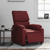 Maison Chic Električni naslanjač - Relax naslanjač vinsko rdeče umetno usnje, (22061262) | Shoptok.si