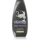 Schwarzkopf Schauma MEN šampon z aktivnim ogljem za obraz, telo in lase 400 ml