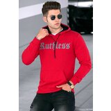 Madmext Sweatshirt - Red - Regular fit Cene
