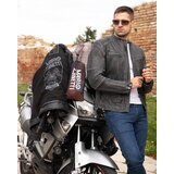 La Force Fashion muška Mario Zenetti kožna jakna Benelli - Crna, siva | Eponuda.com