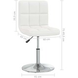  Jedilni stoli 4 kosi belo umetno usnje | Shoptok.si