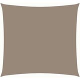vidaXL Senčno jadro oksford blago kvadratno 7x7 m taupe | Shoptok.si