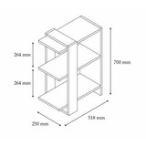 Hanah home Ova knjižna omara, (20783192) | Shoptok.si