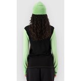 Mons Royale Yotei Merino High Neck Funkcijska majica matcha / toffee / black | Shoptok.si