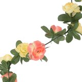  Božićni cvjetni vijenci 6 kom proljetni suton crveni 250 cm | shoptok.hr