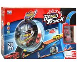 Magic Toys Speed Track 20-delni set dirkalne steze z zanko in avtomobilom 1/64 na poteg nazaj | Shoptok.si