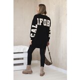 Kesi Insulated sweatshirt with California black inscription | shoptok.hr