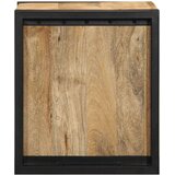 vidaXL Nočne omarice 2 kosa 40x35x40 cm Masivni neobdelan les Mango Cene