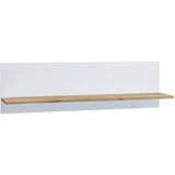 MID.YOU STENSKI REGAL 102/30/20 cm bela, medeni hrast | Shoptok.si