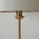  Endon 110728 - Stona lampa HIGHCLERE 1xE14/7W/230V bež/mesing | Eponuda.com