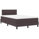 Krevet s opruga kutije Tamno smeđa 120 x 190 cm tkanina | Eponuda.com
