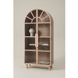 Jotex Vitrina v jesenovem dekorju v svetli naravni barvi 90x195x40 cm Sandor – | Shoptok.si