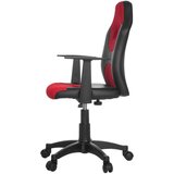 MID.YOU Mladinski Vrtljiv Stol Kid Racer, Črna, Rdeča | Shoptok.si