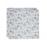 Jollein tetra plenica 115x115cm pimpelmees forest animals GREY Cene