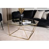 Furniture Fashion Österlen klub stolić 100 × 100 cm, zlatni | shoptok.hr