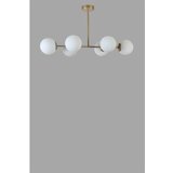 Opviq yeni favori 6 Lı eskitme beyaz Camlı avize goldwhite chandelier | ePonuda.com