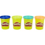 Playdoh 4-delni paket plastelina WILD (temno modra, limeta zelena, turkizna in oranžna) Cene