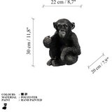 WALLXPERT decorative object crna figura monkey | ePonuda.com
